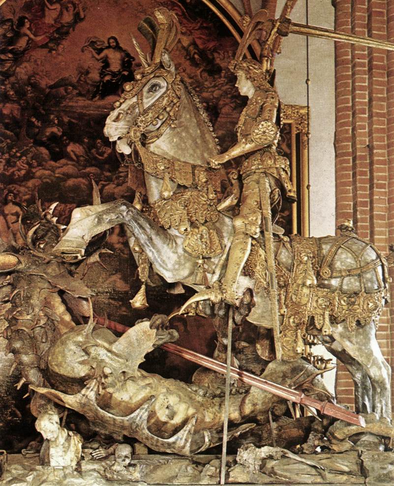 St George and the Dragon (detail) by NOTKE, Bernt