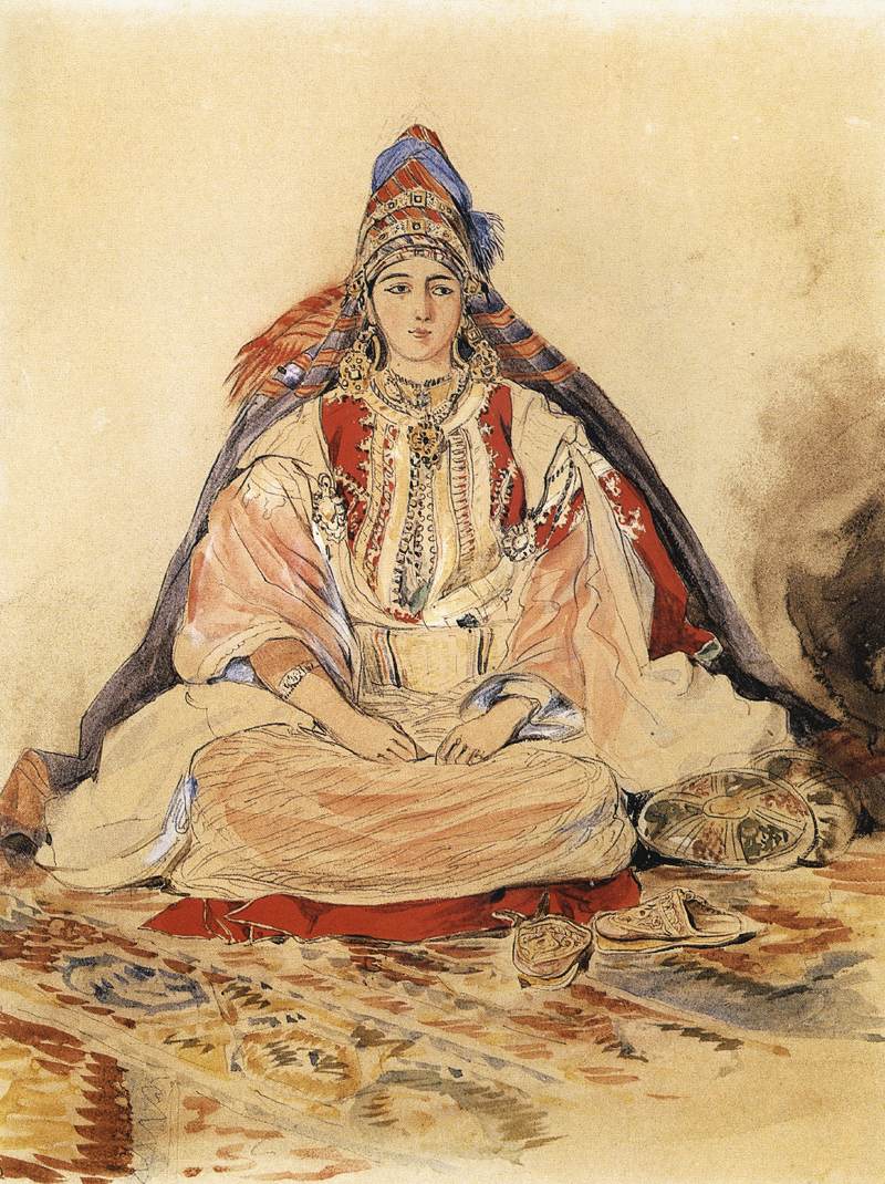 Jewish Bride by DELACROIX, Eugène