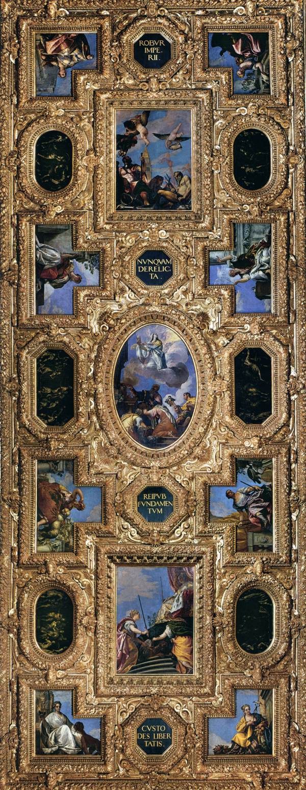 Ceiling paintings by VERONESE, Paolo