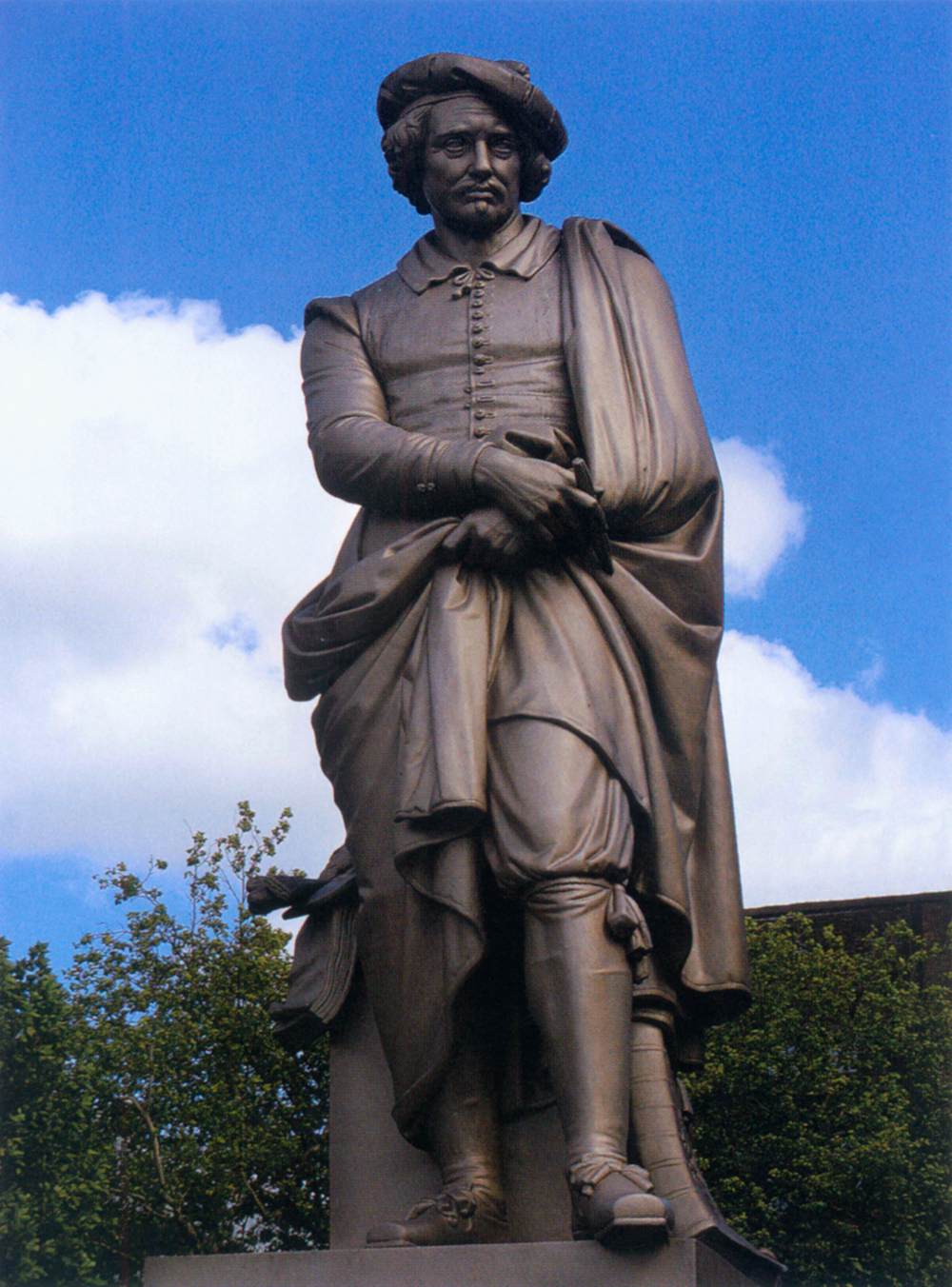 Statue of Rembrandt by ROYER, Lodewijk