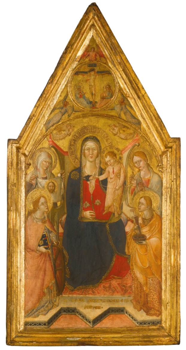 Virgin and Child Enthroned with Saints by COLA DI PETRUCCIOLI