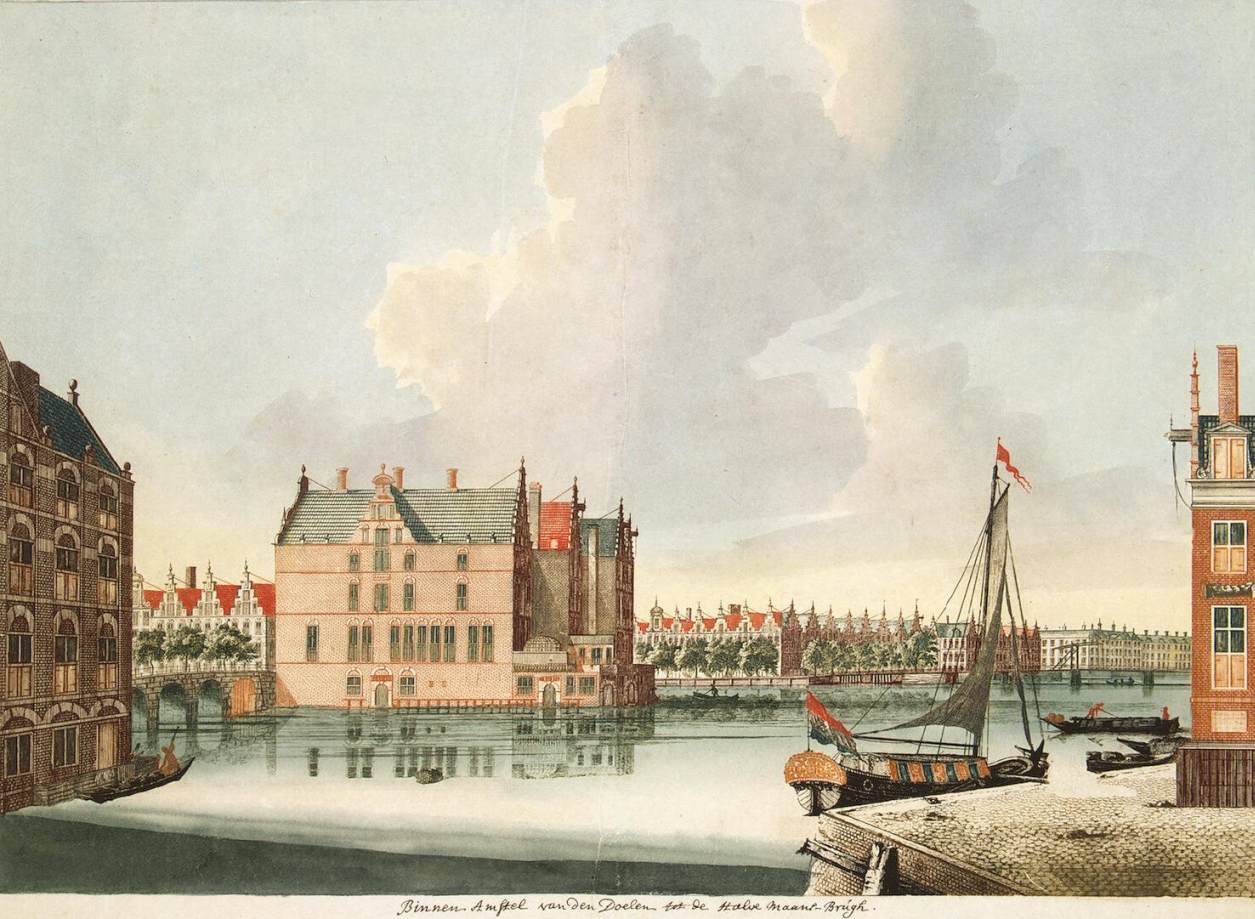 View toward the Amstel River by TEYLER, Johannes