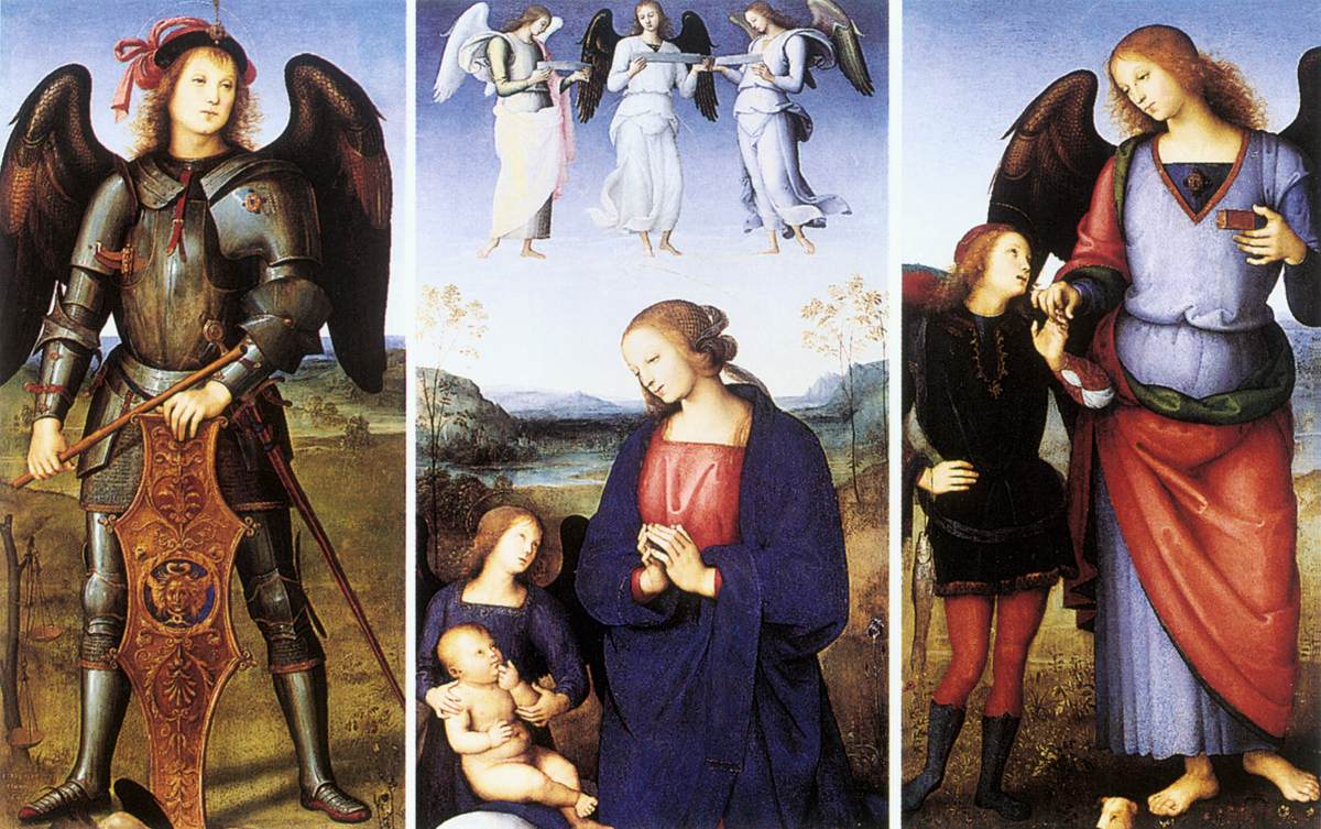 Polyptych of Certosa di Pavia (details) by