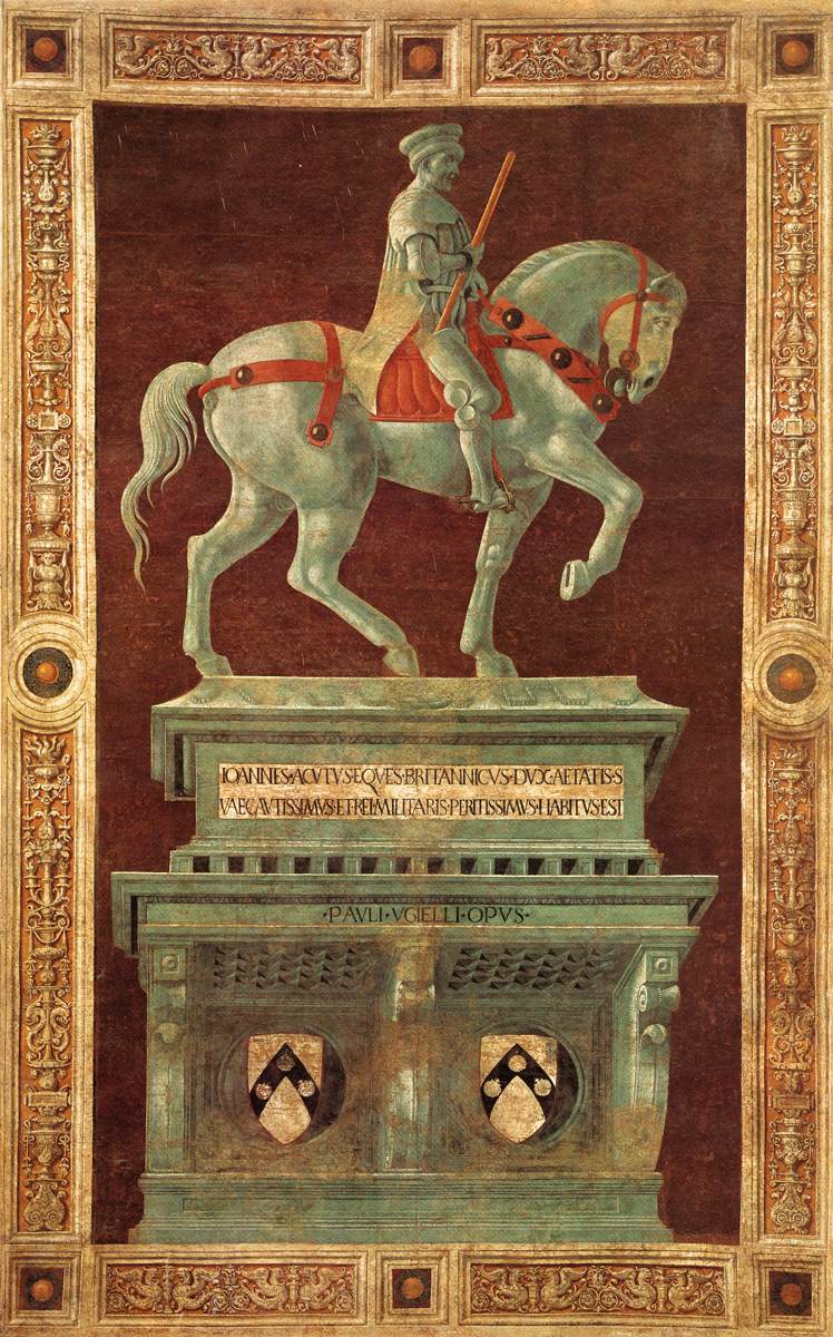 Funerary Monument to Sir John Hawkwood by UCCELLO, Paolo