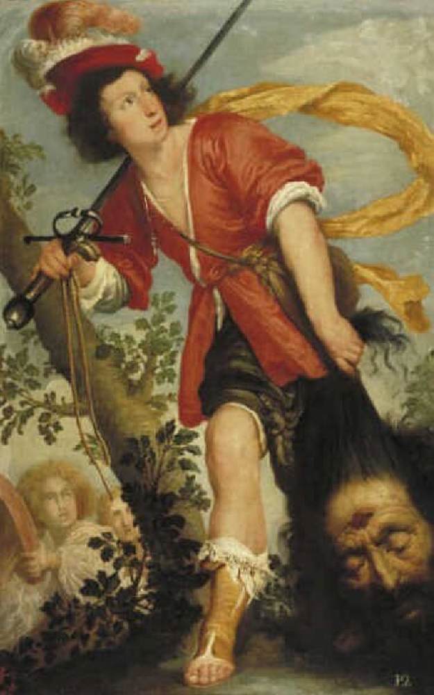 David with the Head of Goliath by STROZZI, Bernardo