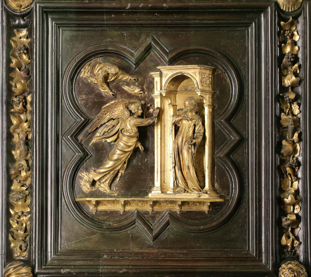 North doors panels: 1. Annunciation by