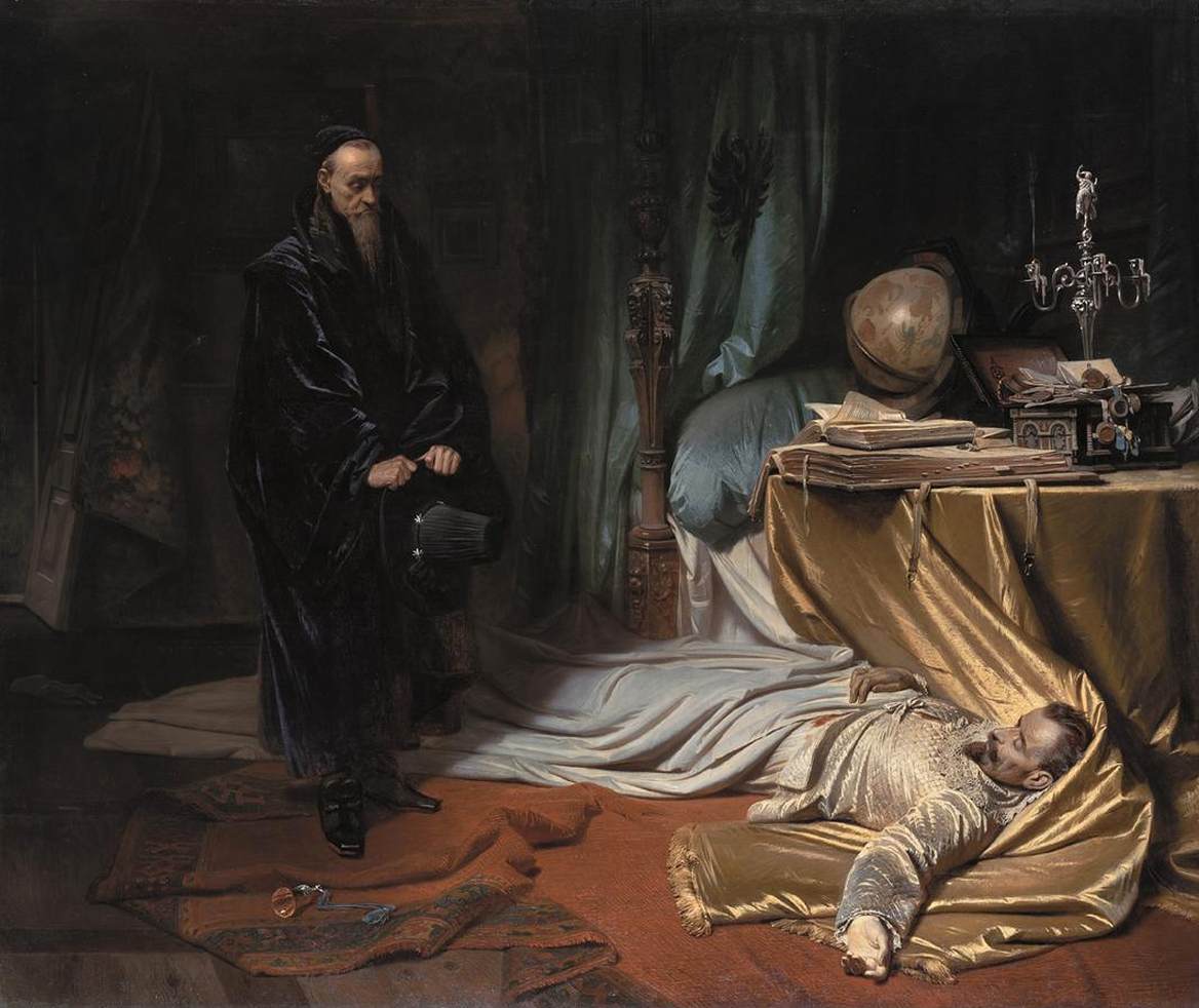 Seni at the Dead Body of Wallenstein by PILOTY, Karl Theodor von