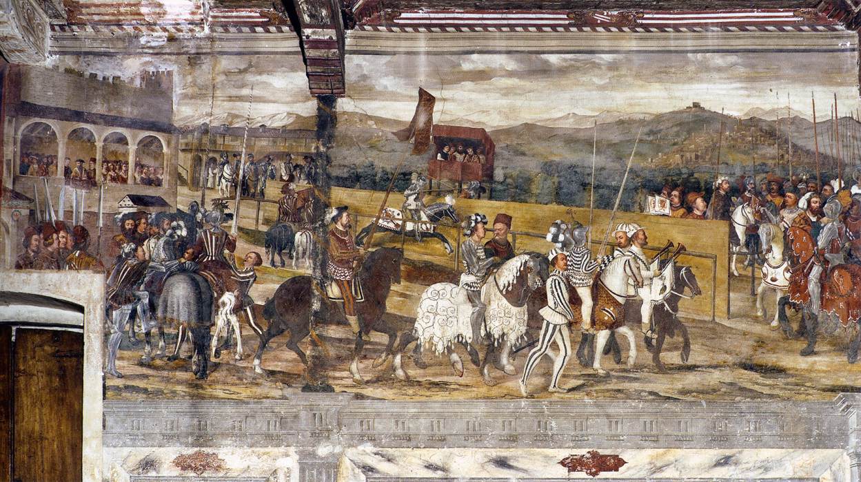 Fresco cycle (detail) by FOGOLINO, Marcello