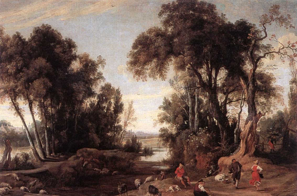 Landscape with Shepherds by