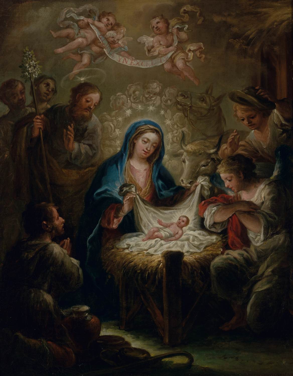 Adoration of the Shepherds by EZQUERRA, Jerónimo Antonio