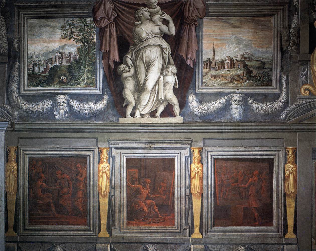 Wall decoration by VASARI, Giorgio