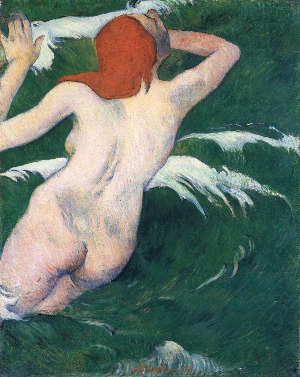 In the Waves (Ondine) by GAUGUIN, Paul