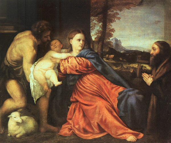 Holy Family and Donor by