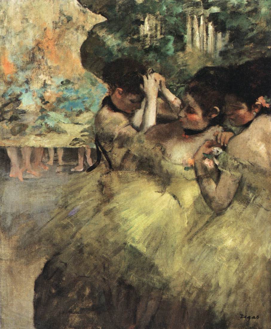 Dancers Preparing for the Ballet by DEGAS, Edgar