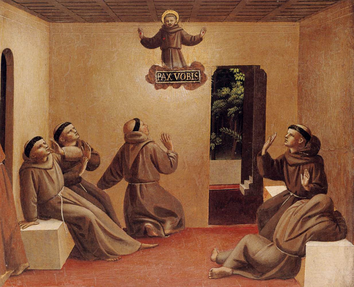 Apparition of St Francis at Arles by ANGELICO, Fra