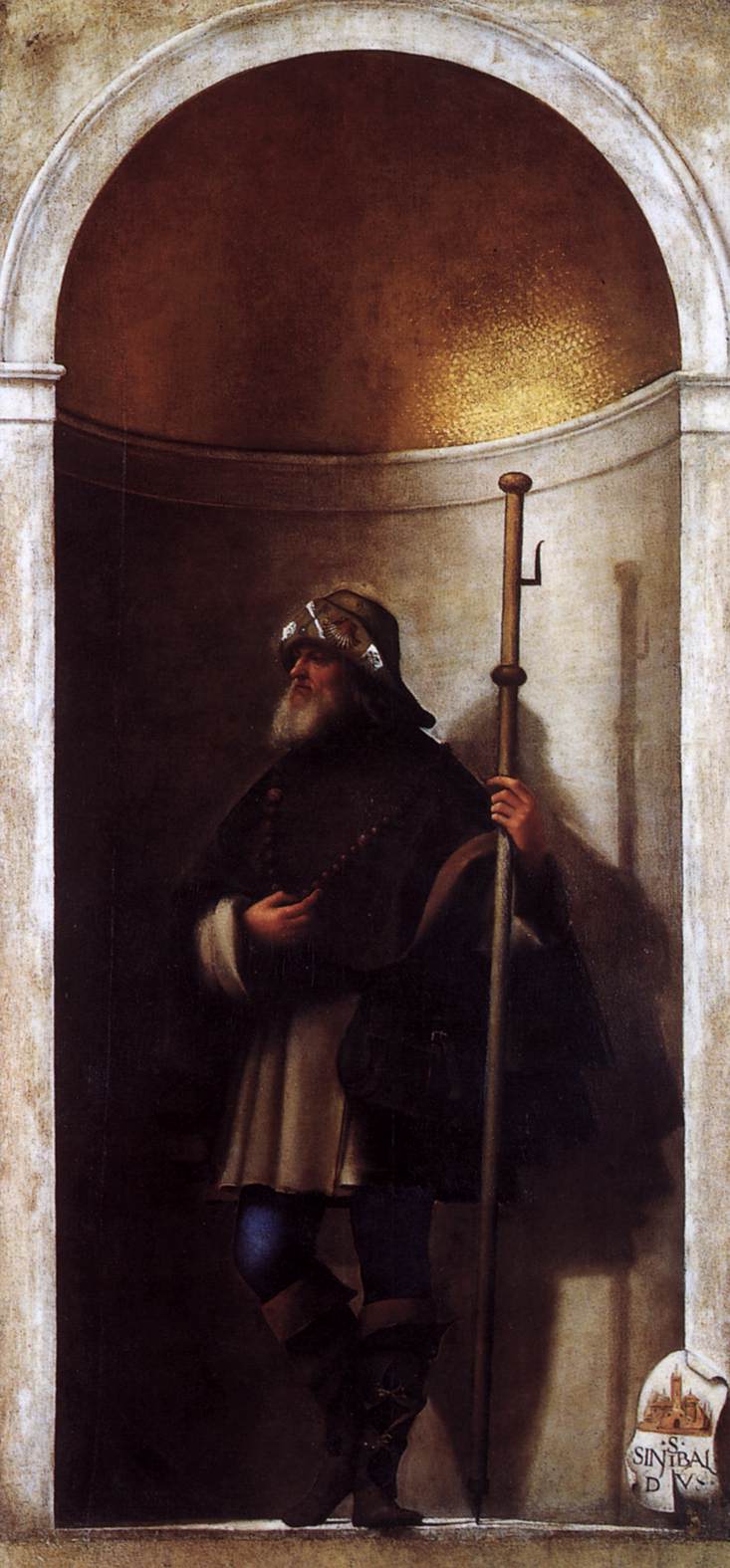 St Sinibaldo by SEBASTIANO DEL PIOMBO