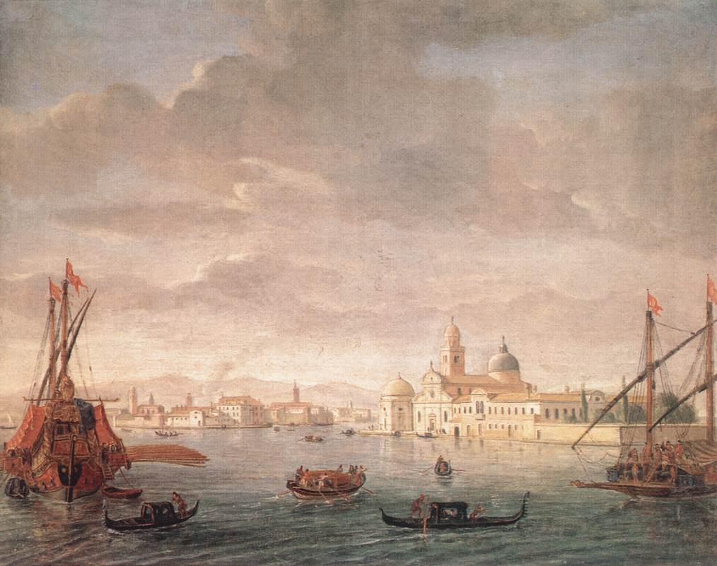 The Island of San Michele, Looking toward Murano by WITTEL, Caspar Andriaans van