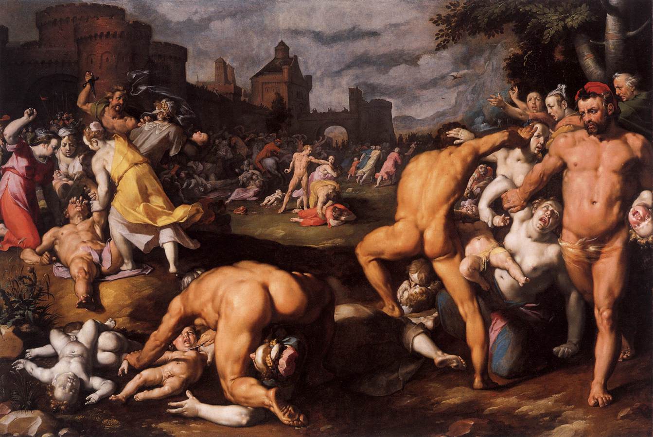 Massacre of the Innocents by CORNELIS VAN HAARLEM