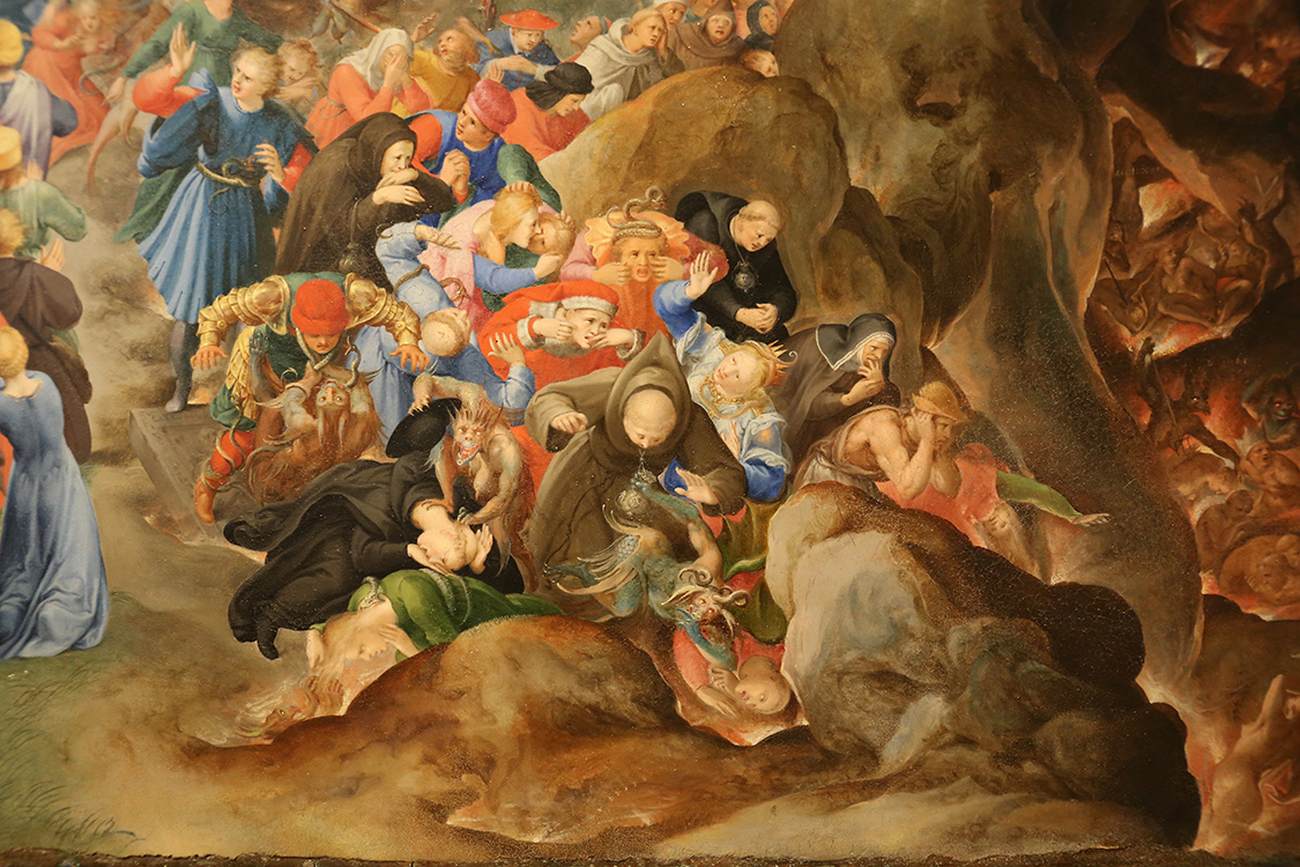 Last Judgment (detail) by SPRANGER, Bartholomaeus