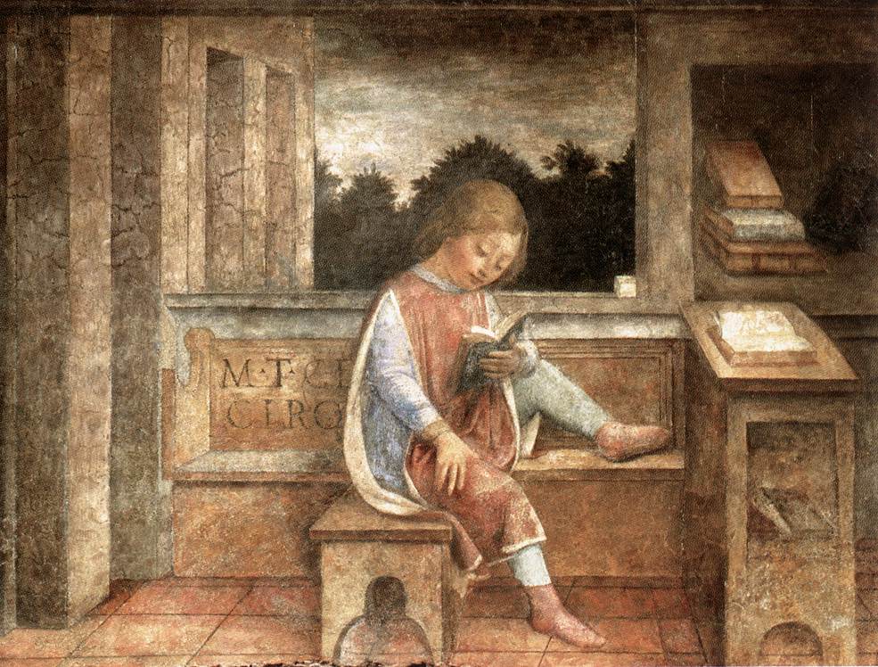 The Young Cicero Reading by