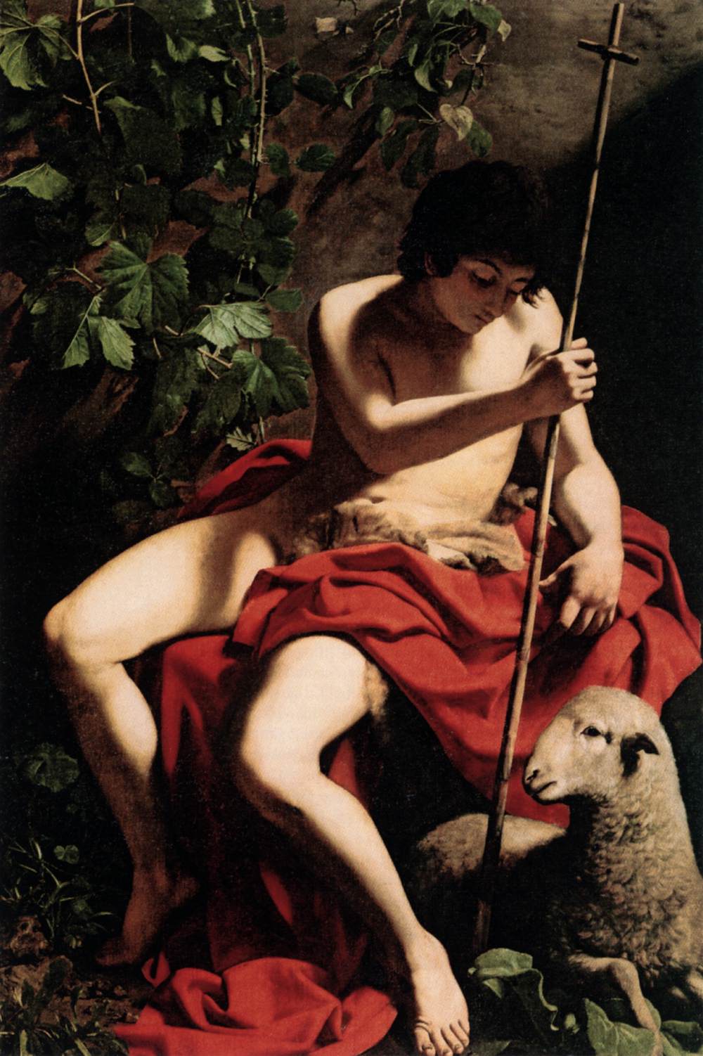 St John the Baptist by CARAVAGGIO