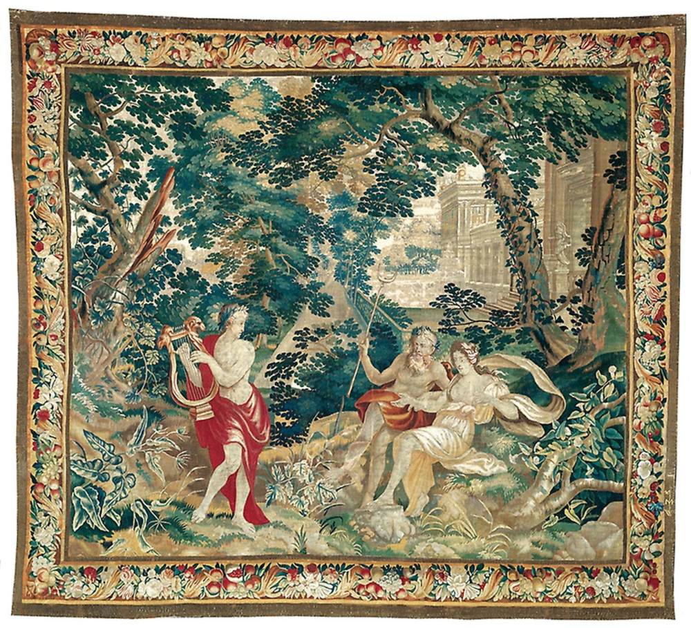 Orpheus Playing the Lyre to Hades and Persephone by