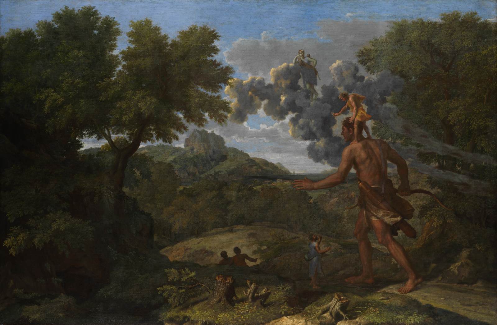 Landscape with Diana and Orion by POUSSIN, Nicolas