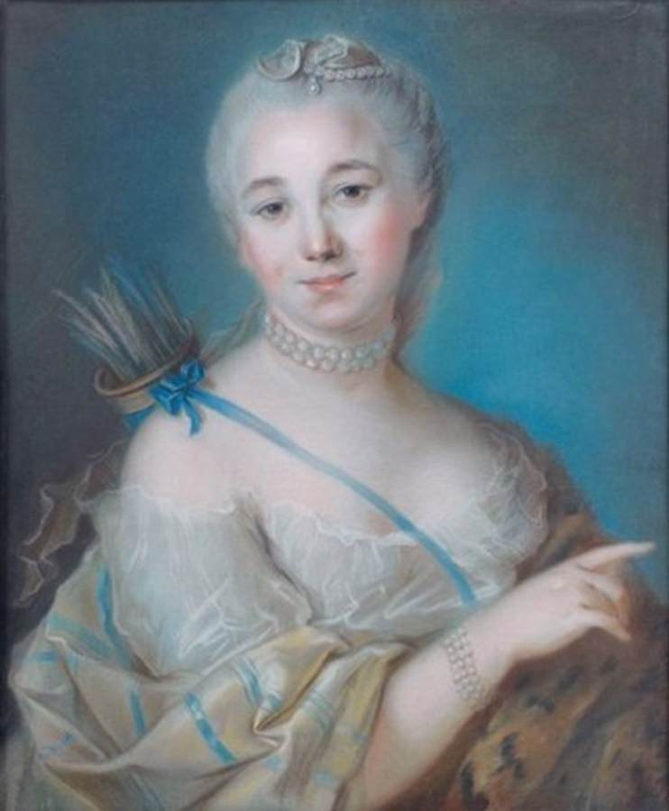 Portrait of a Woman as Diana by VIGÉE, Louis