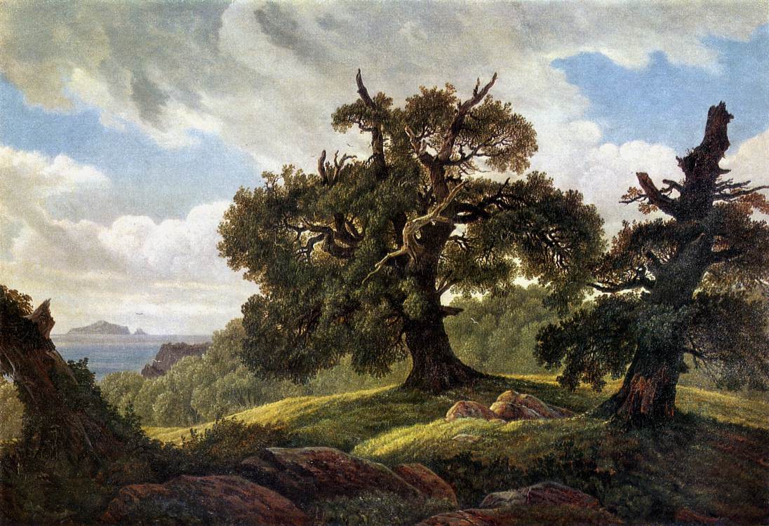 Oaks at the Sea Shore by CARUS, Karl Gustav