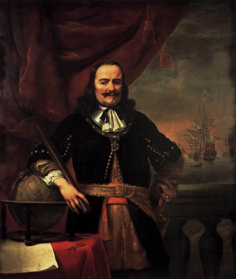 Portrait of Admiral Michiel Adriaensz. de Ruyter by BOL, Ferdinand