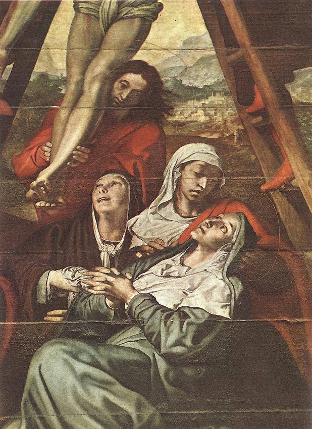 Descent from the Cross (detail) by CAMPAÑA, Pedro de