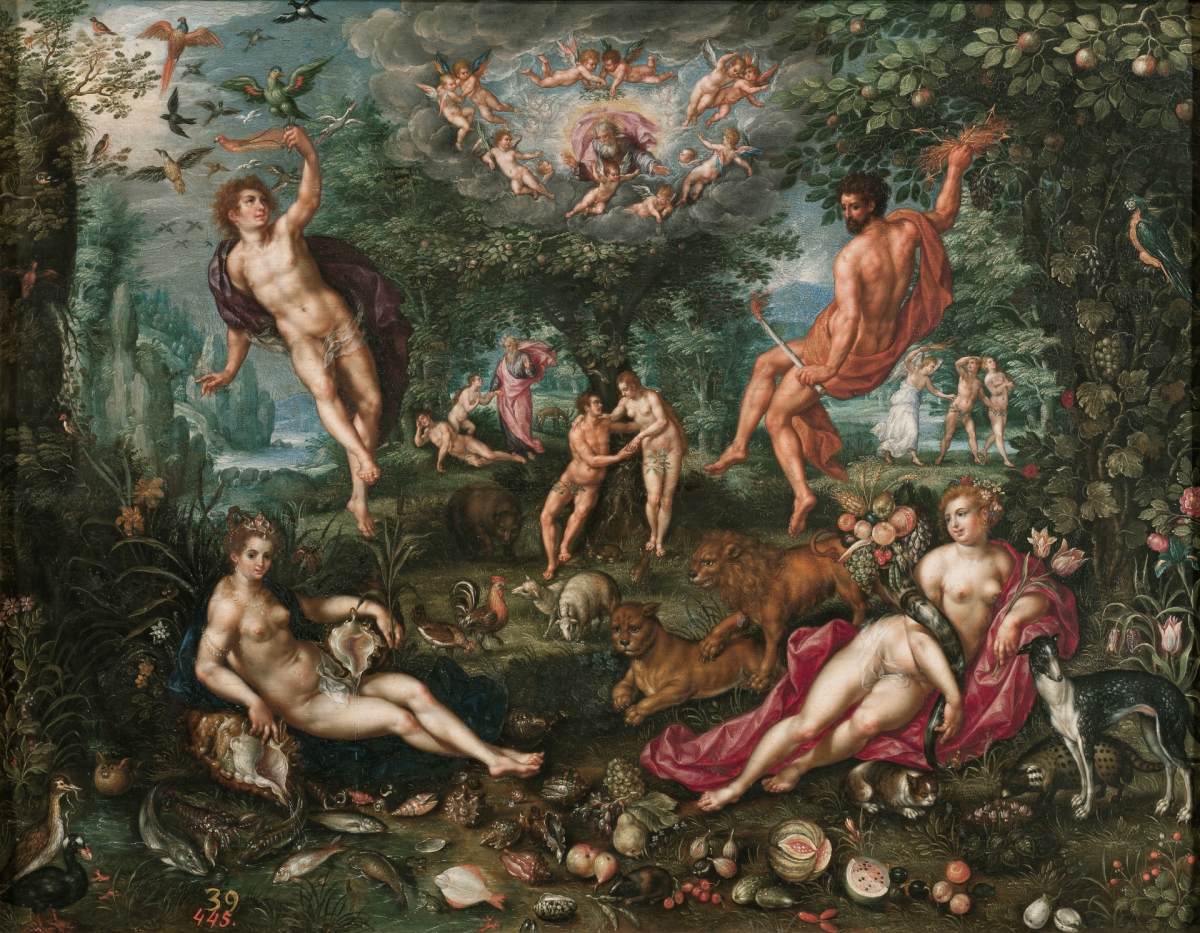 The Paradise and the Four Elements by CLERCK, Hendrik de