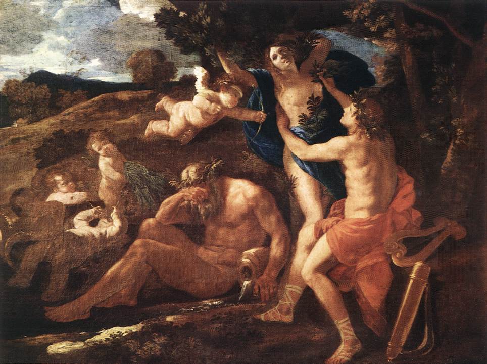 Apollo and Daphne by POUSSIN, Nicolas