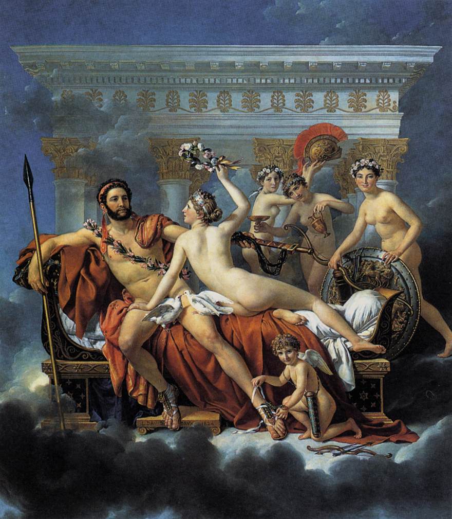 Mars Disarmed by Venus and the Three Graces by