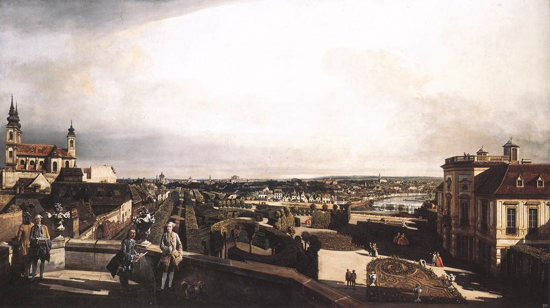 Vienna, Panorama from Palais Kaunitz by BELLOTTO, Bernardo