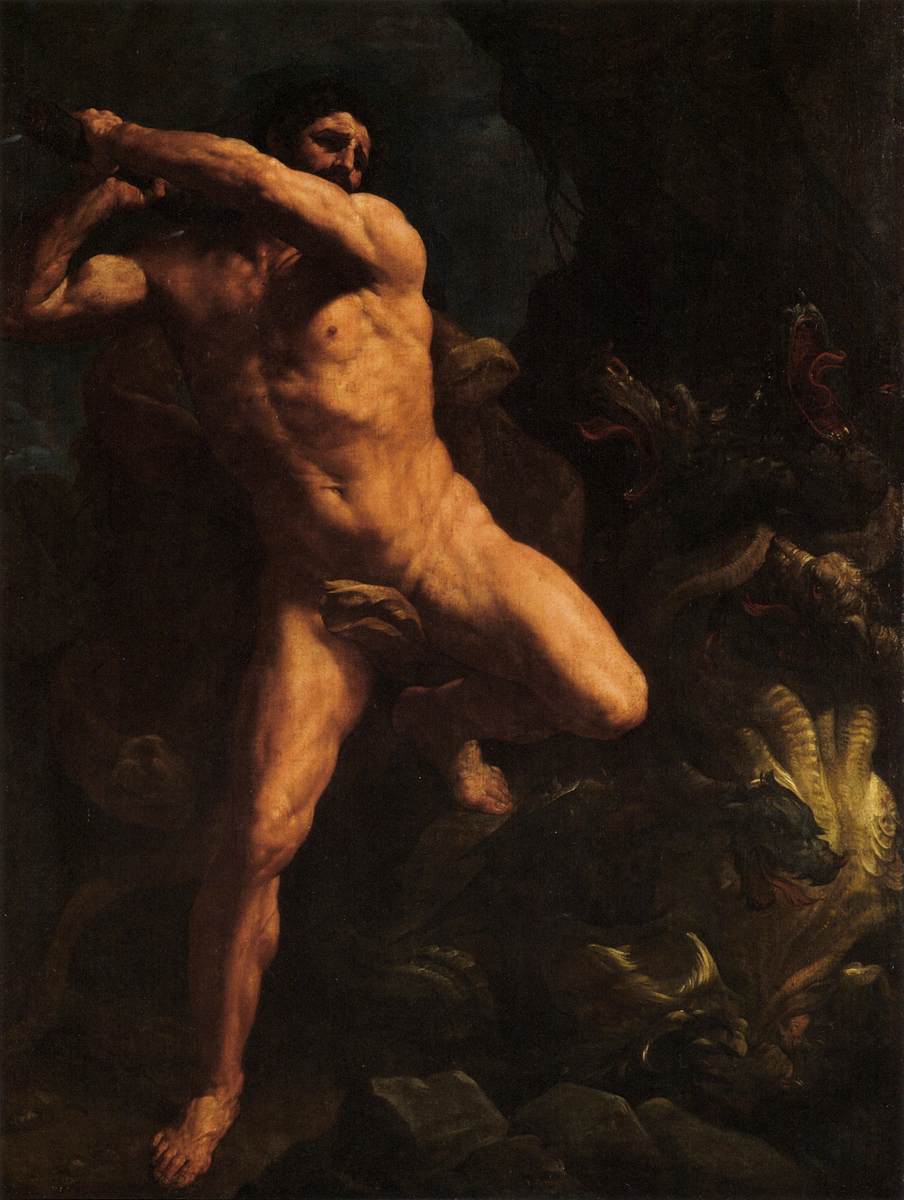 Hercules Vanquishing the Hydra of Lerma by RENI, Guido