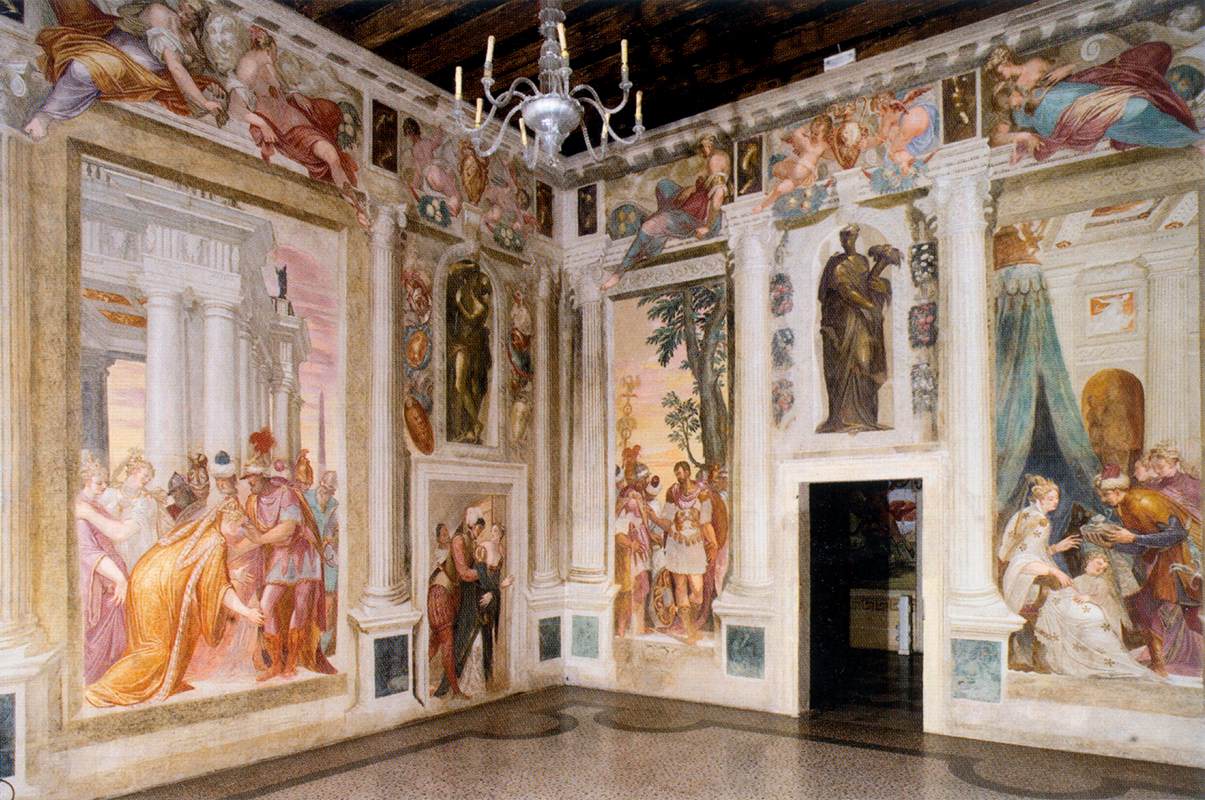 View of the Room of Sofonisba by ZELOTTI, Giovanni Battista