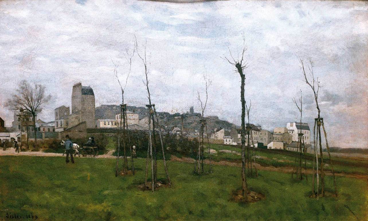 Montmartre by SISLEY, Alfred