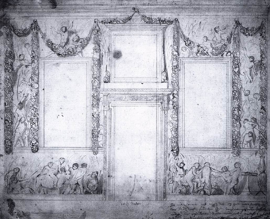 Design for an interior by CAMPEN, Jacob van