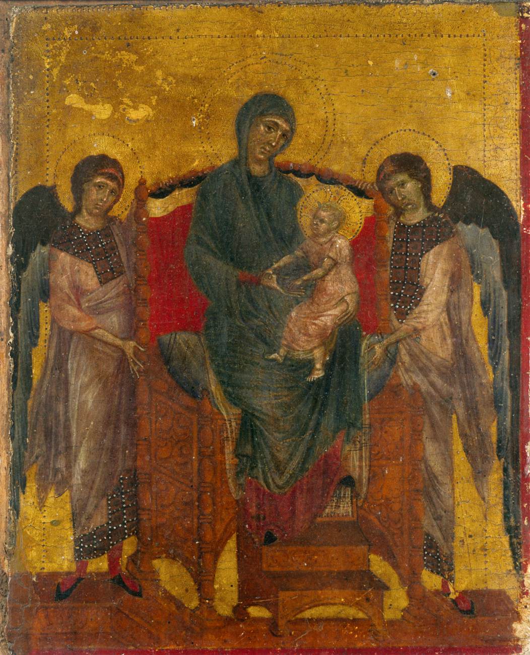 Virgin and Child with Two Angels by