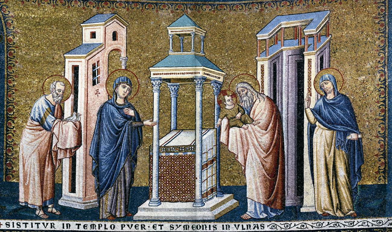 Apse: 5. Presentation in the Temple by CAVALLINI, Pietro