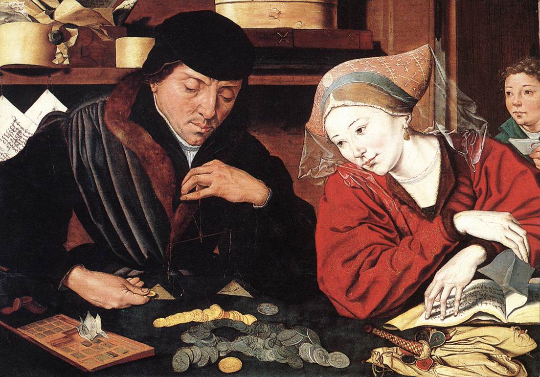 The Banker and His Wife by REYMERSWAELE, Marinus van