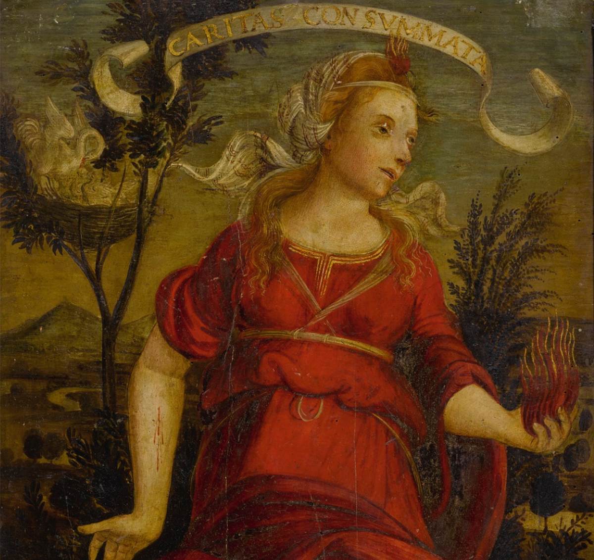 Allegory of Charity (detail) by ORIOLI, Pietro di Francesco degli