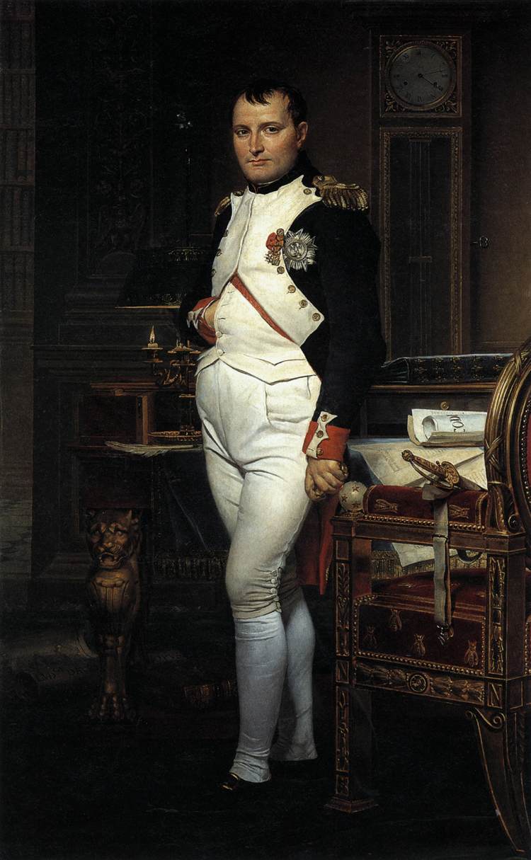 Napoleon in his Study by DAVID, Jacques-Louis