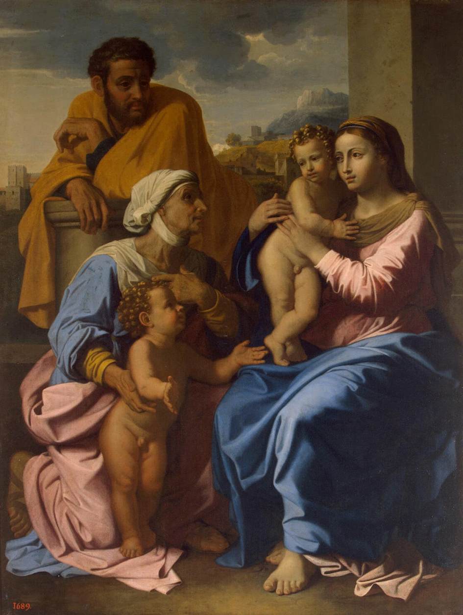 The Holy Family with St Elizabeth and John the Baptist by