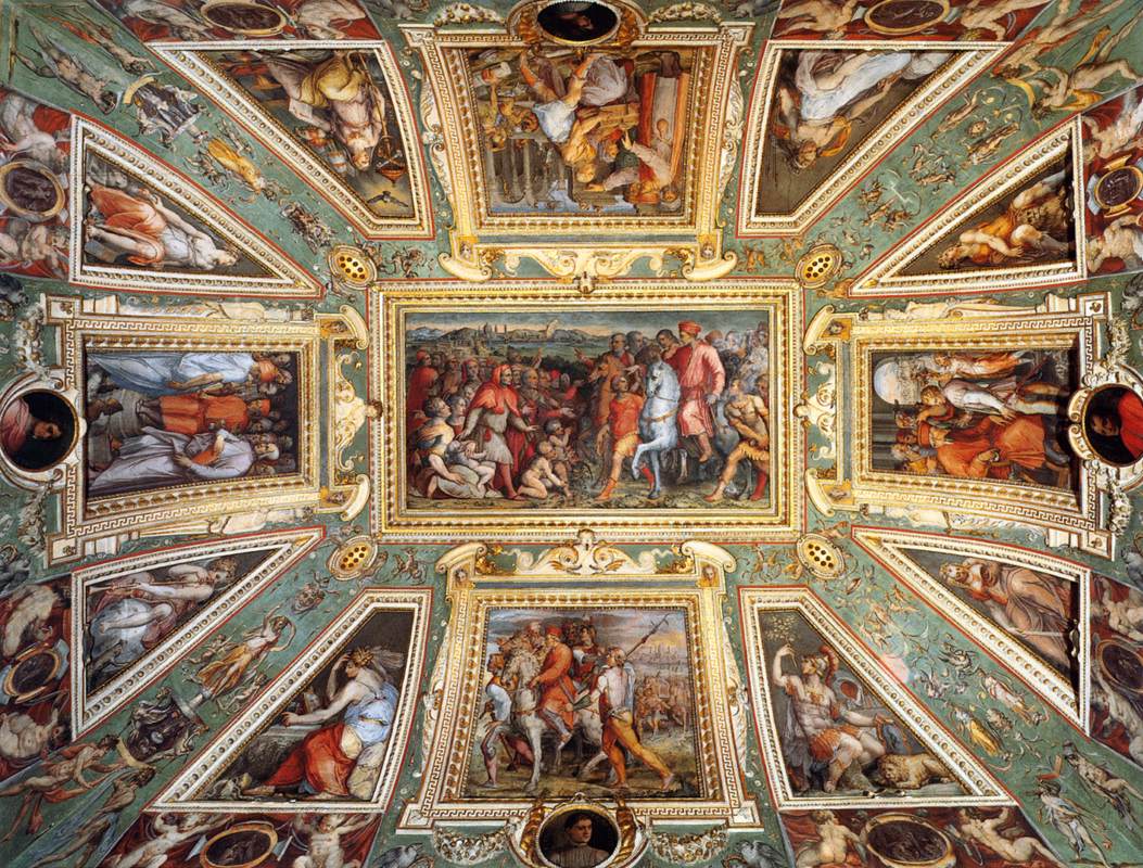 Ceiling decoration by VASARI, Giorgio