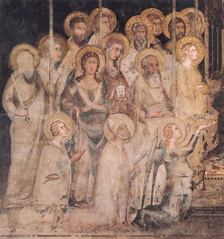 Maestà (detail) by SIMONE MARTINI