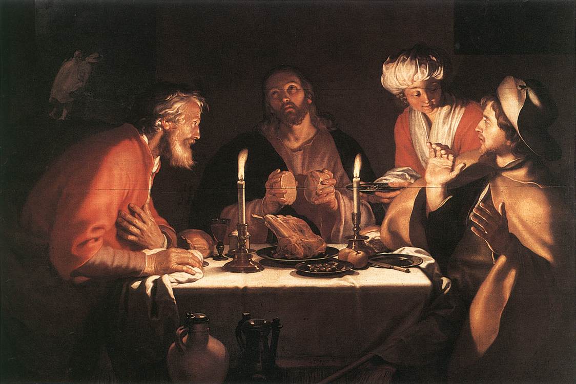 The Emmaus Disciples by BLOEMAERT, Abraham