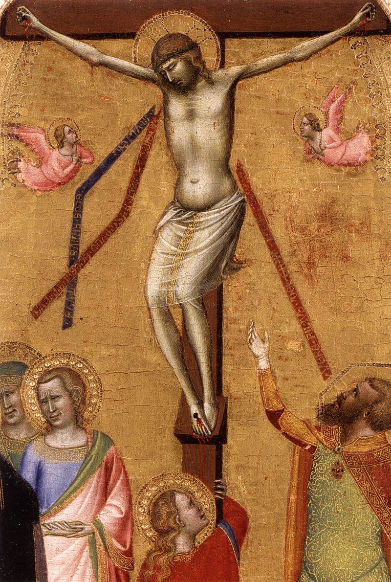 Crucifixion (detail) by DADDI, Bernardo