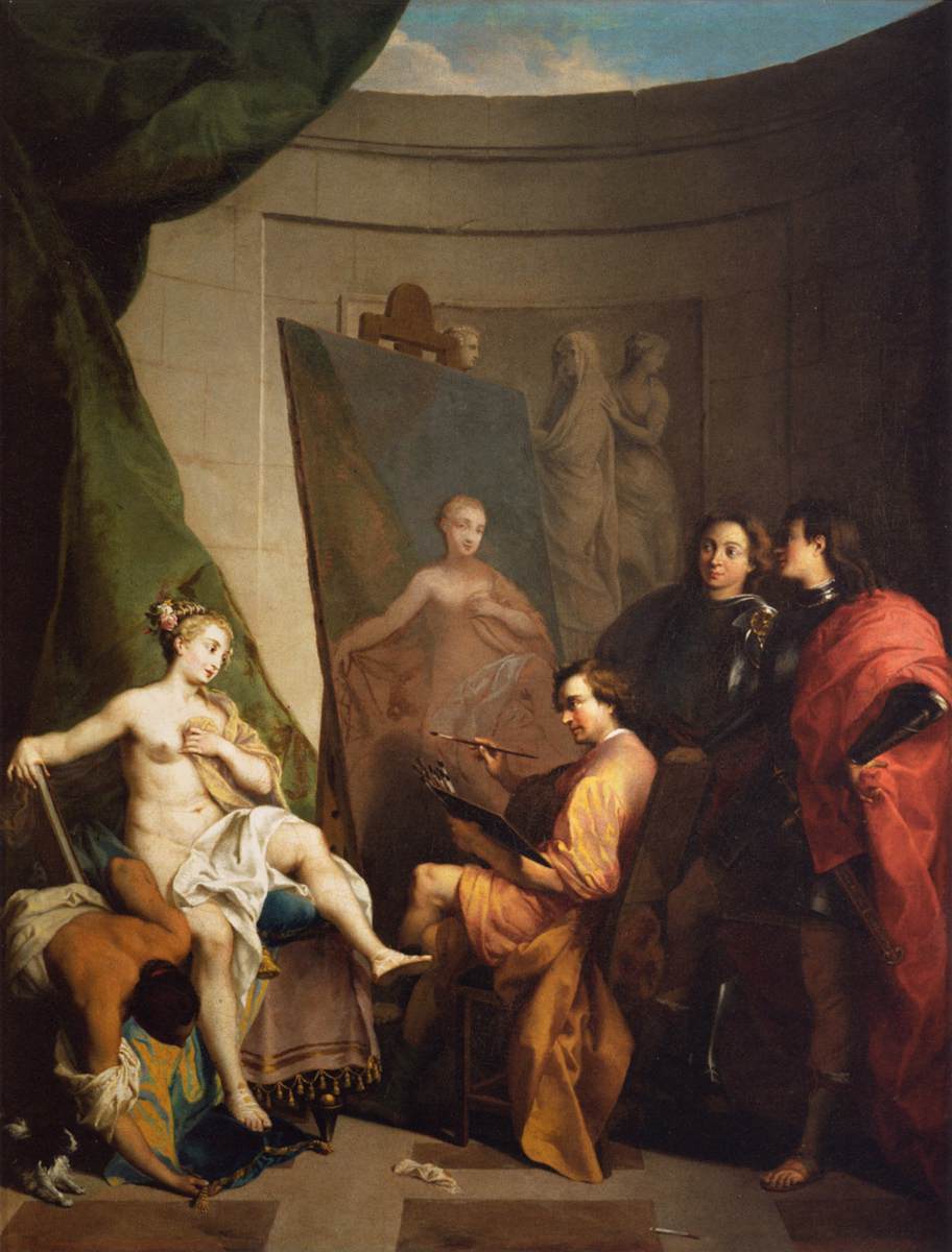 Apelles Painting Campaspe by